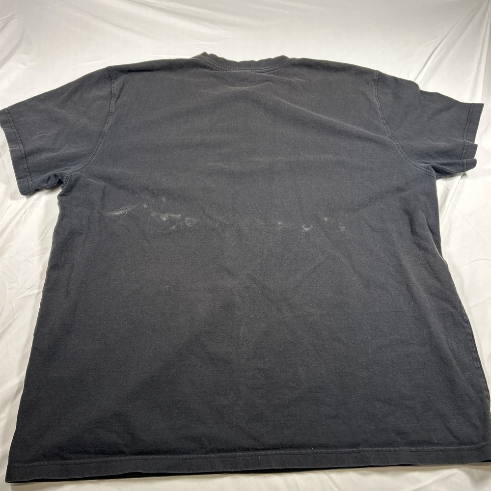 Dickies Shirt Mens 3XL Blue 100% Cotton Henley Long Sleeve distressed Y2K ๐ฅ - Picture 7 of 8